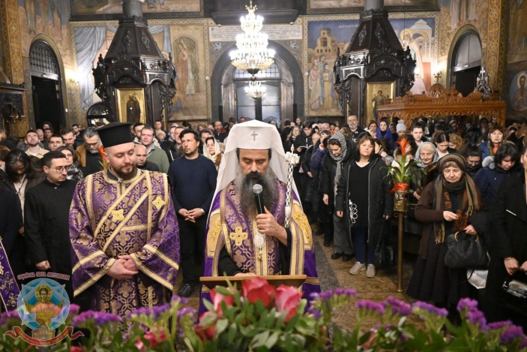 Покаен канон на св. Андрей Критски в столичния катедрален храм „Св. вмчца Неделя“