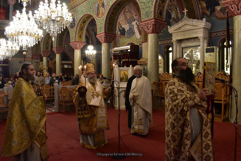 Ο Μάνης Χρυσόστομος στον Άγιο Νίκωνα Σπάρτης