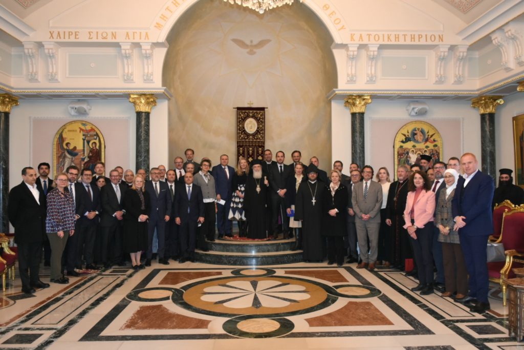 Patriarch Theophilos III Urges Diplomatic Corps to Defend Freedom of Worship and Human Dignity in Jerusalem