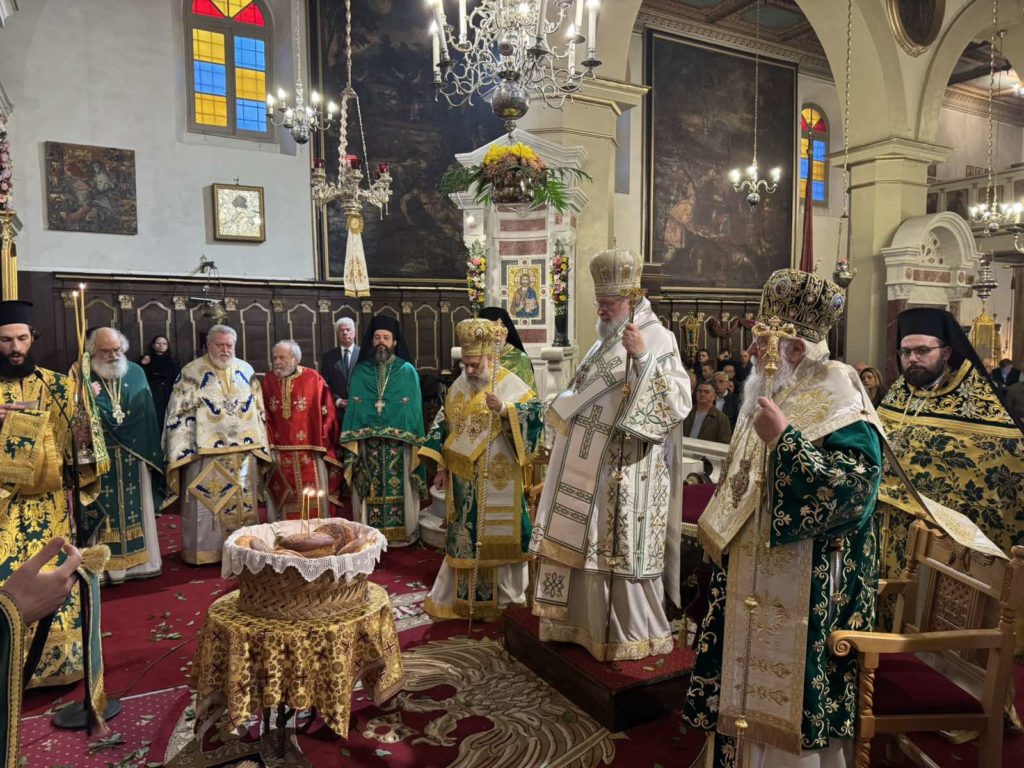 Αρχιερατικό συλλείτουργο για την Αγία Θεοδώρα στην Κέρκυρα