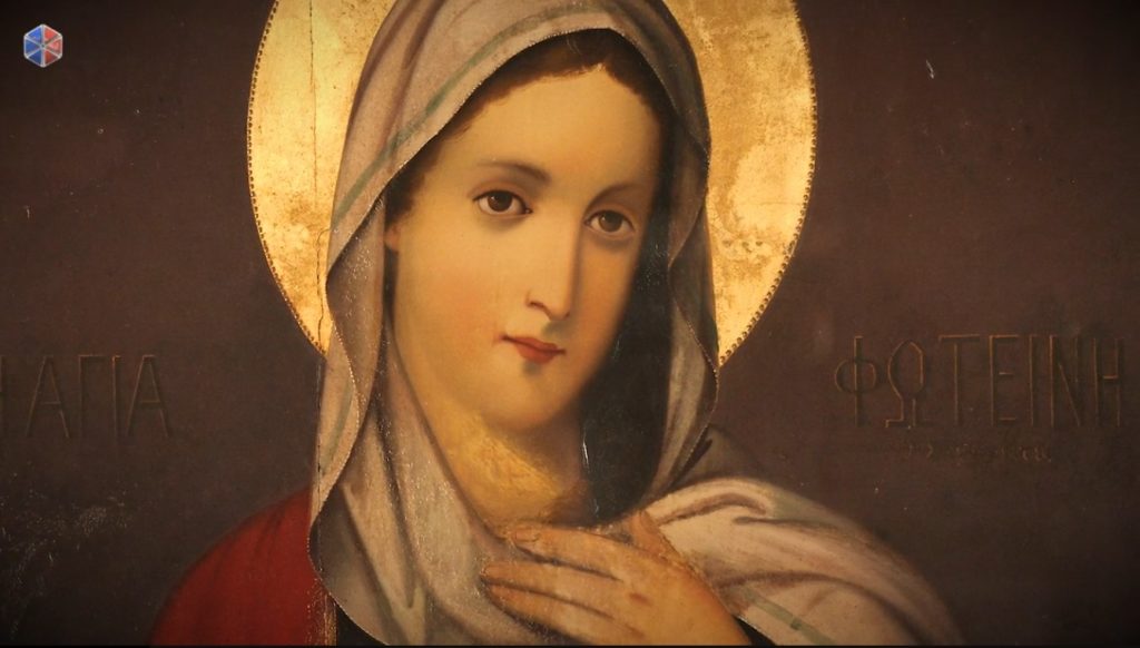 Η Εικόνα της Αγίας Φωτεινής της Σαμαρείτιδος στα Σπάτα