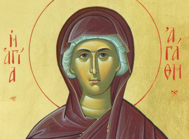 5 Φεβρουαρίου: Εορτάζει η Αγία Αγάθη