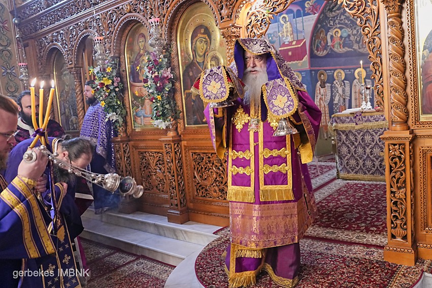 Ο Μητροπολίτης Βεροίας τέλεσε την πρώτη Προηγιασμένη Θεία Λειτουργία