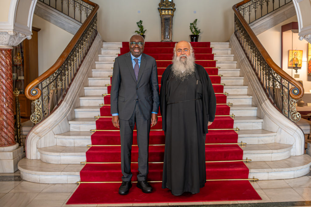 Με τον Ειδικό Αντιπρόσωπο του ΟΗΕ στην Κύπρο συναντήθηκε ο Αρχιεπίσκοπος Γεώργιος