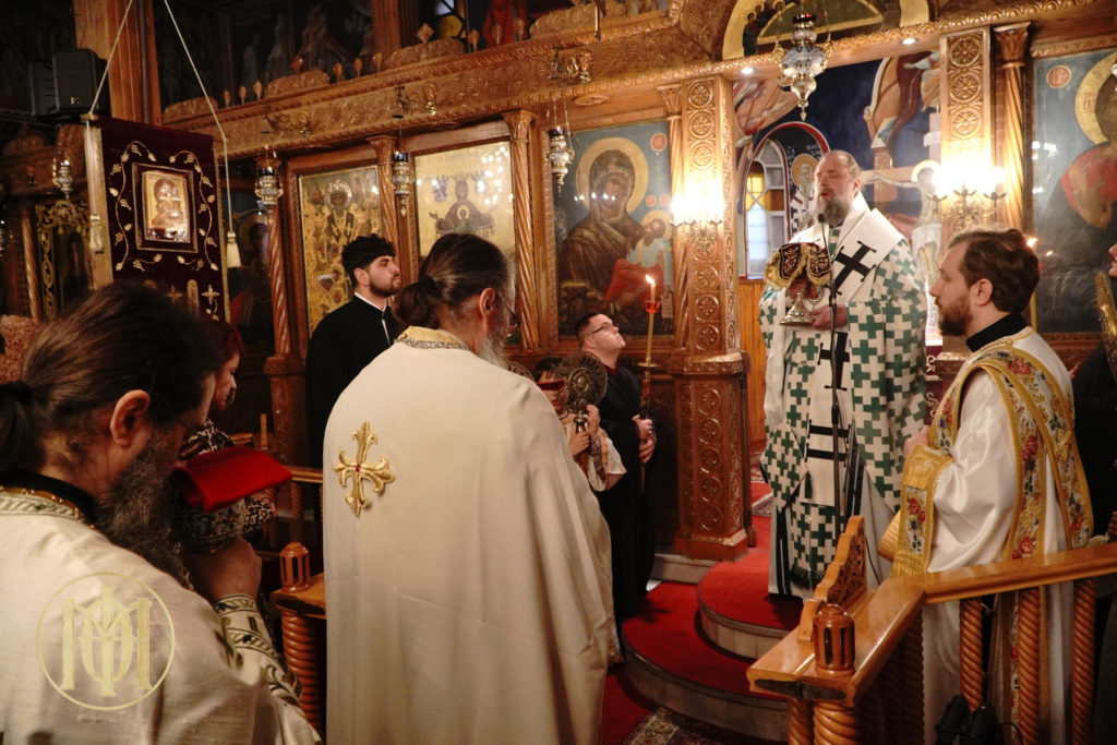 Ο Θεσσαλονίκης Φιλόθεος στον ενοριακό Ιερό Ναό Παναγίας της Λαοδηγητρίας