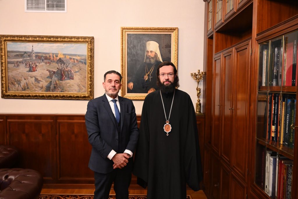 Συνάντηση Μητροπολίτη Βολοκολάμσκ με τον Πρέσβη του Ιράκ στη Ρωσία