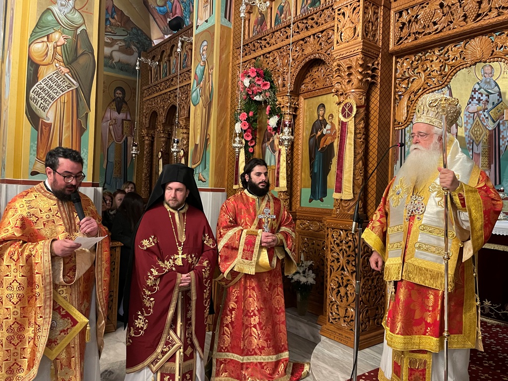 Δημητριάδος Ιγνάτιος: «Η κρίση ανήκει μόνον στον Θεό» – Αρχή Τριωδίου στον πανηγυρίζοντα Ι.Ν. Αγίου Τρύφωνος Βόλου