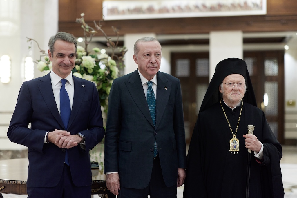 Ο Οικουμενικός Πατριάρχης στο δείπνο Ερντογάν – Μητσοτάκη στην Άγκυρα