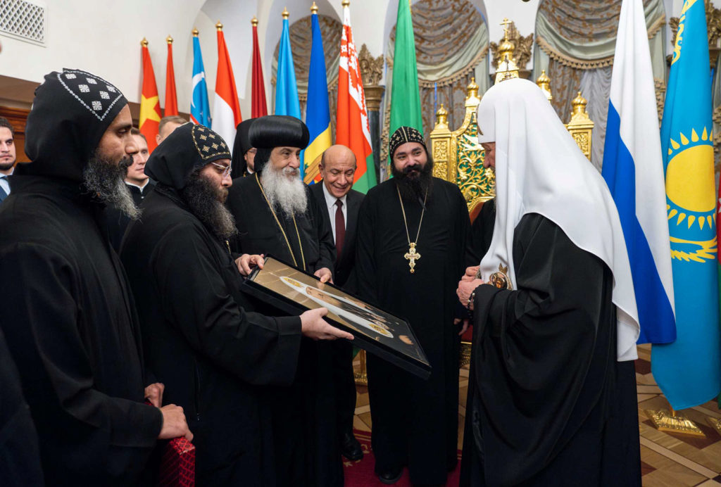 Αντιπροσωπεία της Κοπτικής Εκκλησίας στον Πατριάρχη Μόσχας