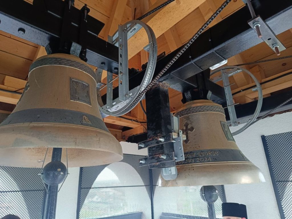 Sfințirea clopotelor Parohiei Ceamurlia de Sus din județul Tulcea