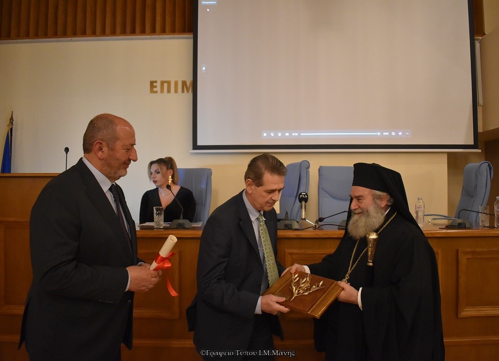 Ο Μάνης στην εκδήλωση του Επιμελητηρίου Λακωνίας