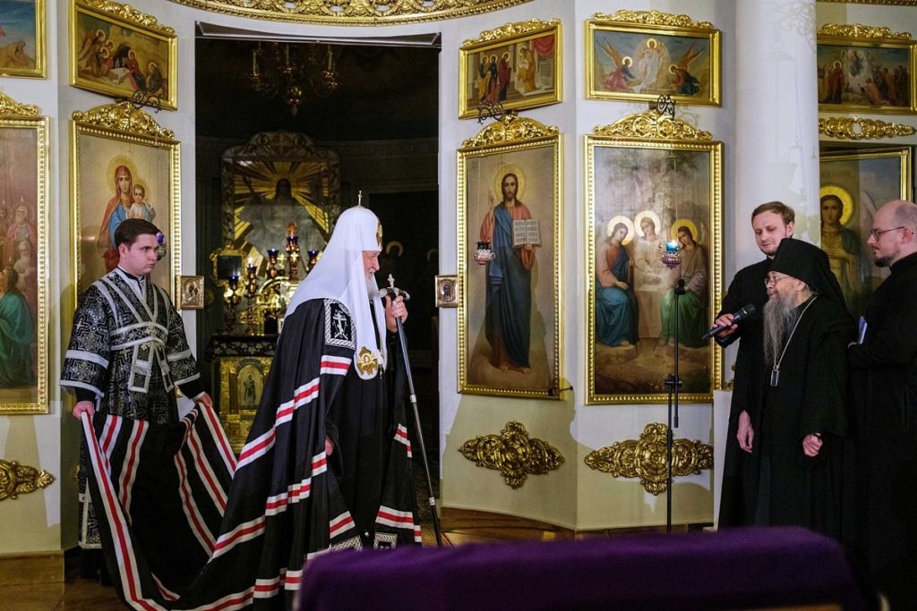 Патриаршая проповедь в среду первой седмицы Великого поста после великого повечерия в Даниловом монастыре г. Москвы