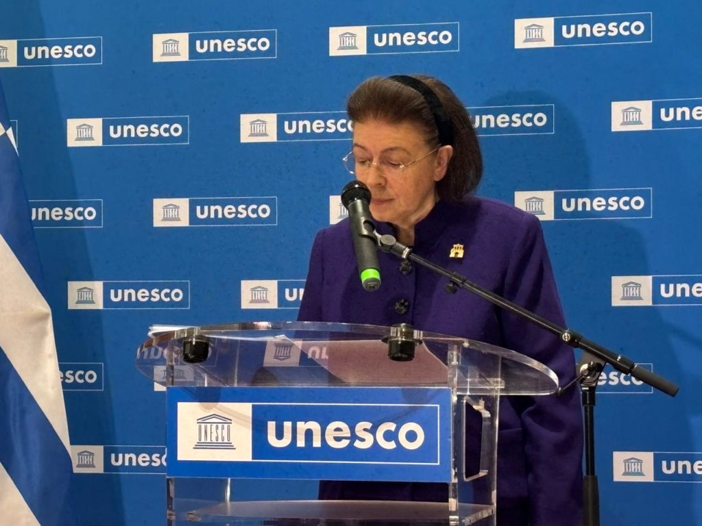 Λίνα Μενδώνη στην UNESCO: Η ελληνική γλώσσα θεμέλιο του Πολιτισμού και της Δημοκρατίας