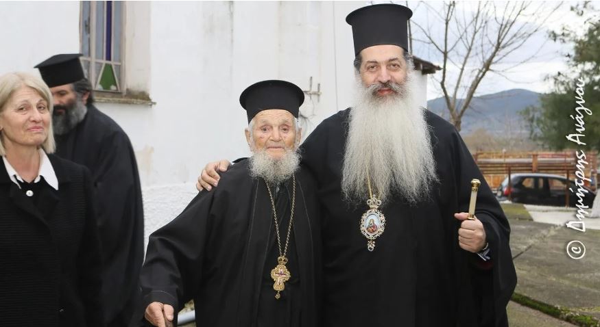 At 100 Years Old, Father Konstantinos Zachos still celebrates the Divine Liturgy in Koromilia, Domokos