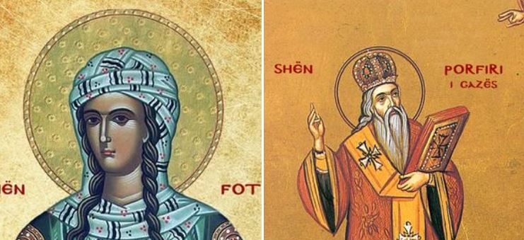 Dëshmoret Fotinia Samaritane, Anatolia. Oshënar Porfiri i Gazës. Dëshmor Theokliti