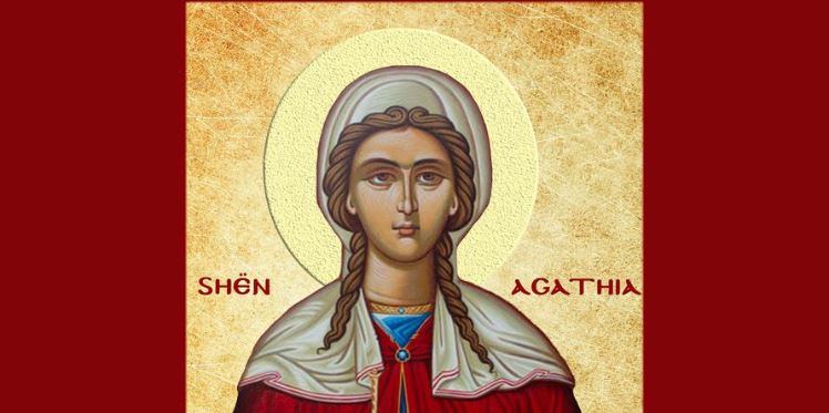 Dëshmore Agathia. Oshënar Poliefkti i Konstandinopojës. Oshënar Sava i Ri, në Siçili