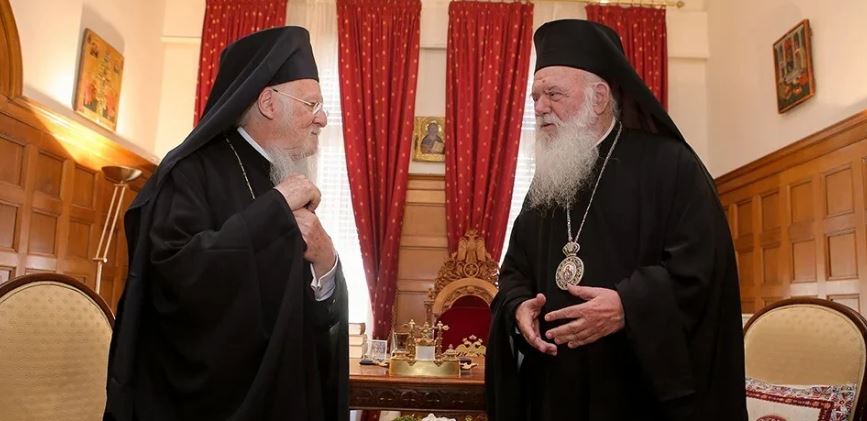 Warm Patriarchal wishes to the Archbishop of Athens and All Greece