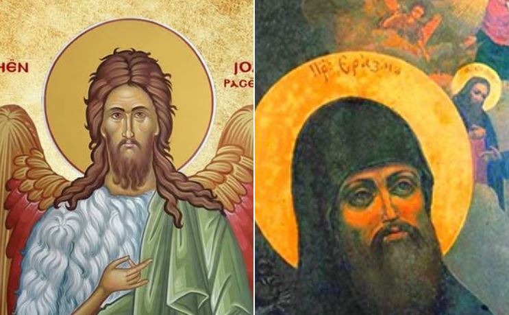 Gjetja I dhe II e kokës së Joan Pagëzorit. 10 dëshmorët në Afrikën Veriore. Oshënar Erazmi. Mbreti Etelbert në Kent