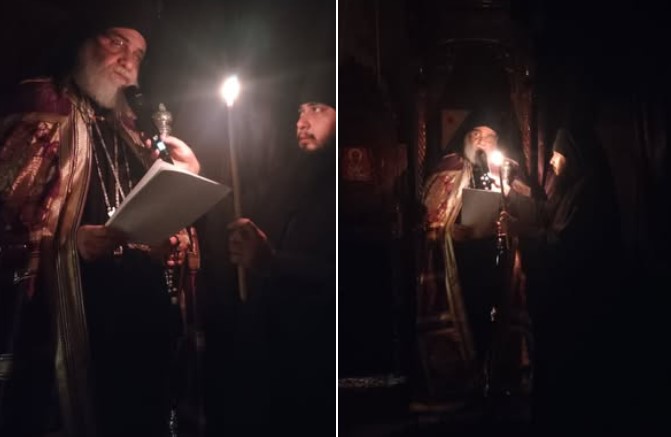 Ο Εσπερινός της Συγχωρήσεως στην Ιερά Μονή Πανάγιας Παντανάσσης Κοτσιάτη