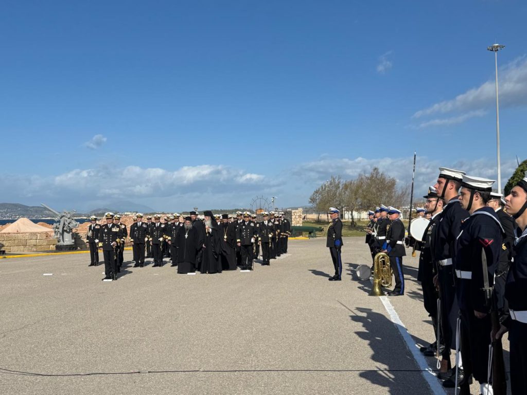 Ο Πειραιώς Σεραφείμ στην τελετή παραλαβής – παράδοσης καθηκόντων της Ναυτικής Διοίκησης Αιγαίου