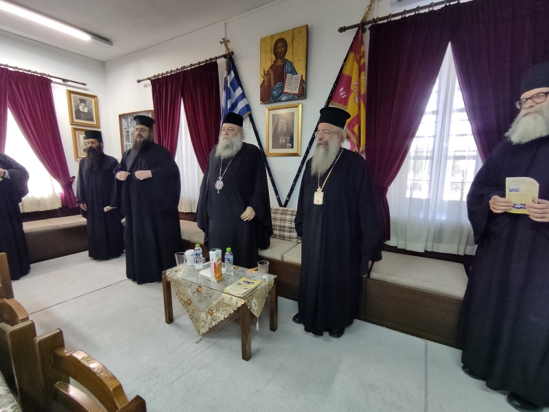 O Επίσκοπος Μπουκόμπας ομιλητής στις ιερατικές συνάξεις της Ιεράς Μητροπόλεως Παροναξίας