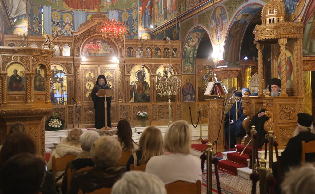 ΣΤ΄ Κατανυκτικός Εσπερινός στην Ναύπακτο: «Καί μή εἰσενέγκῃς ἡμᾶς εἰς πειρασμόν, ἀλλά ρῦσαι ἡμᾶς ἀπό τοῦ πονηροῦ»