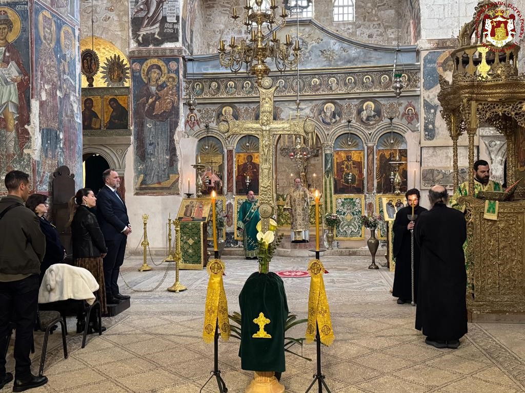 H εορτή της Σταυροπροσκυνήσεως στην Ιερά Μονή Τιμίου Σταυρού στα Ιεροσόλυμα