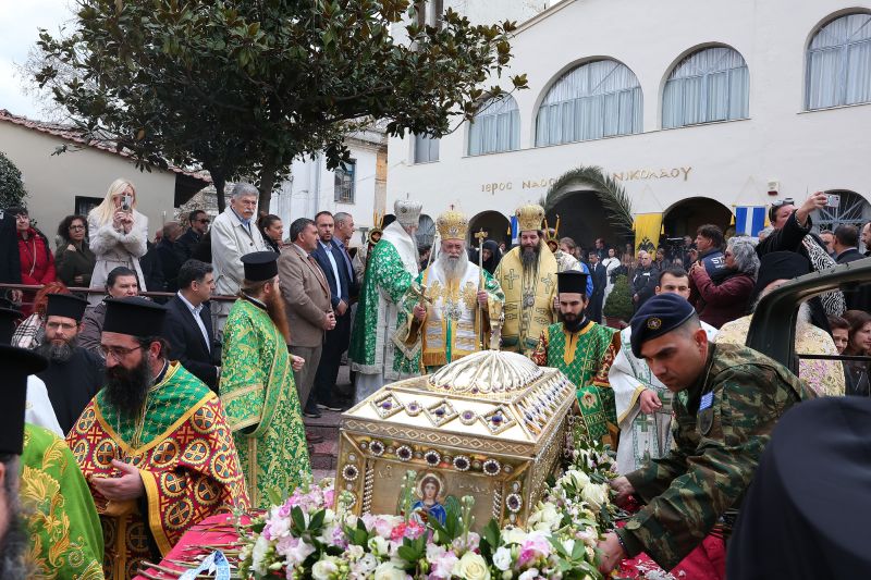 Η Σύναξη του Οσίου Γεωργίου Καρσλίδη του νέου Ομολογητού εορτάστηκε στην Ιερά Μητρόπολη Δράμας