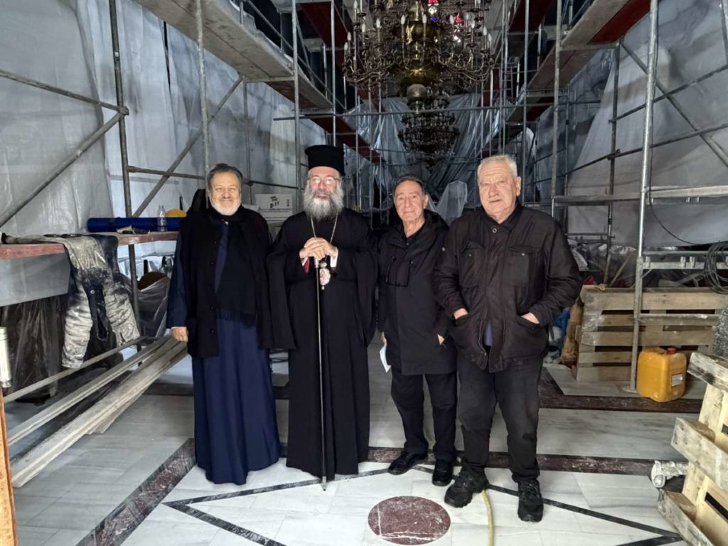 Συνεχίζονται οι εργασίες αποκατάστασης του Ιερού Μητροπολιτικού Ναού Εισοδίων της Θεοτόκου πόλεως Ρεθύμνης