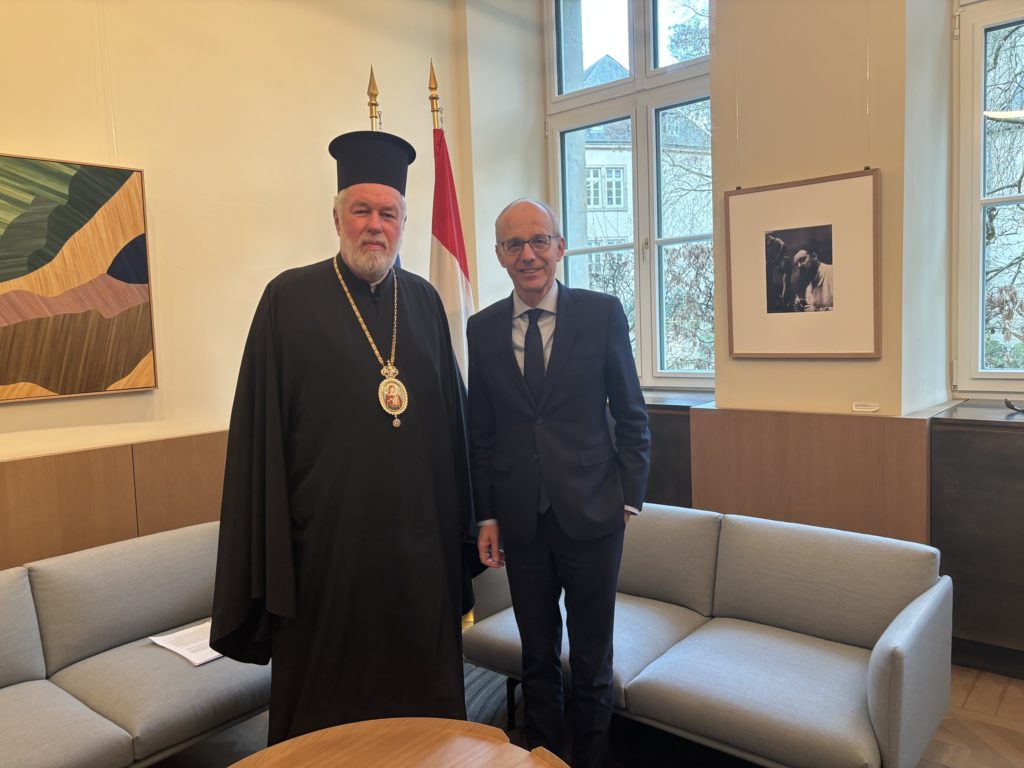 Συναντήσεις Μητροπολίτη Βελγίου με την πολιτική ηγεσία του Λουξεμβούργου