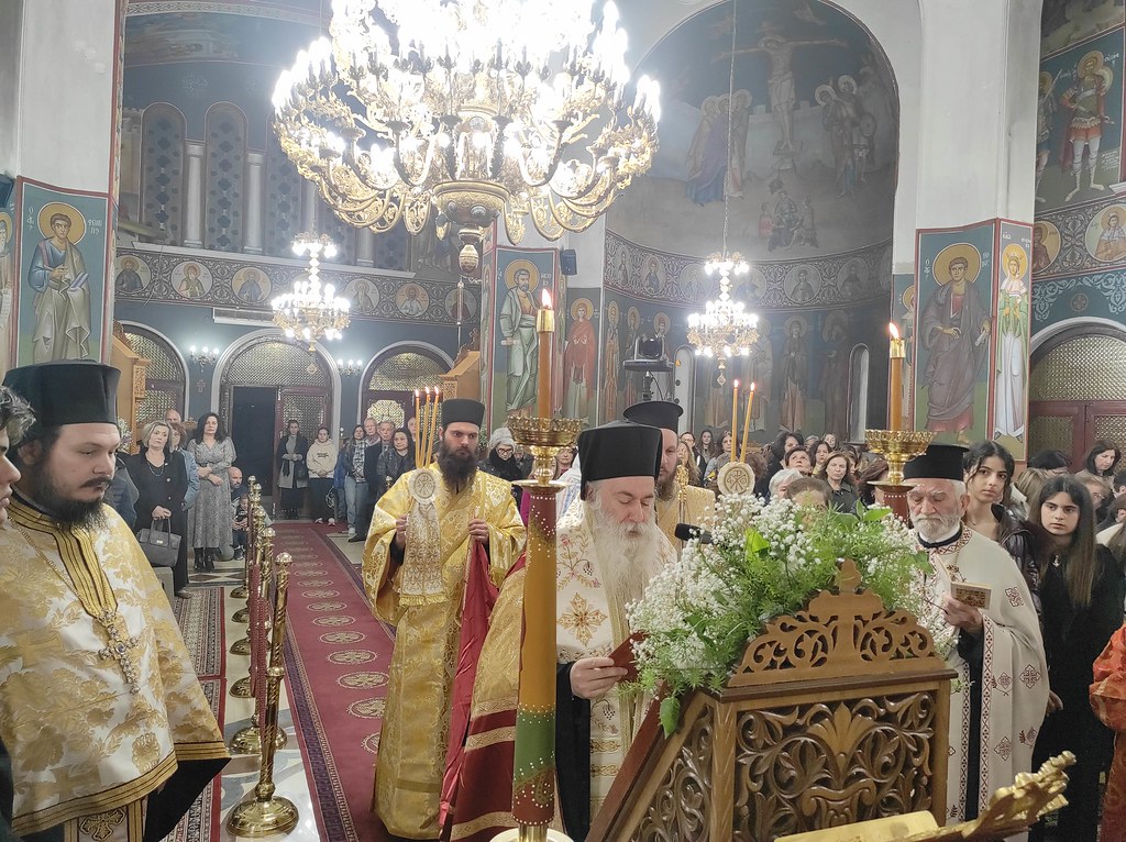 Η Ακολουθία των Γ’ Χαιρετισμών στην Ιερά Μητρόπολη Κορίνθου