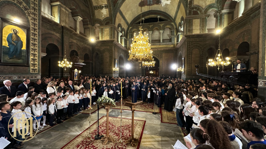 Θεσσαλονίκη: 1000 μαθητές/τριες στη Δ’ Στάση των Χαιρετισμών στον παλαιοχριστιανικό Ιερό Ναό Παναγίας της Αχειροποιήτου