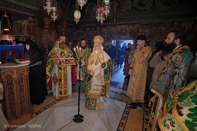 Προεόρτιος πανήγυρη Οσίου Χριστοδούλου του εν Πάτμω στην Ιερά Μονή Αγίων Πάντων Βεργίνης