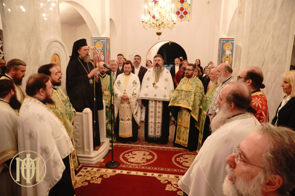 Ο Θεσσαλονίκης Φιλόθεος στο πανηγυρίζον Μητροπολιτικό Ιερό Παρεκκλήσιο της Υψώσεως του Τιμίου Σταυρού Πανοράματος