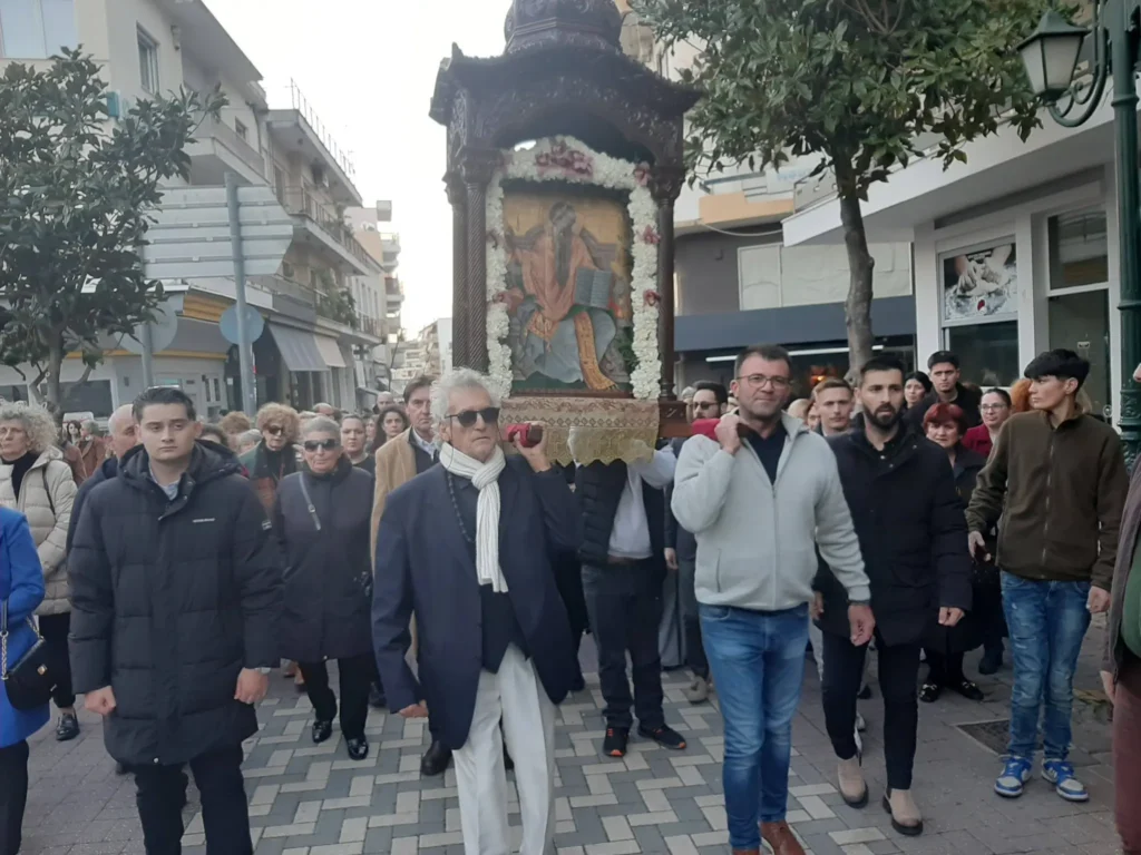 Πύργος: Με λαμπρότητα η μεταφορά της εικόνας του Αγίου Χαραλάμπους την Κυριακή 15 Μαρτίου