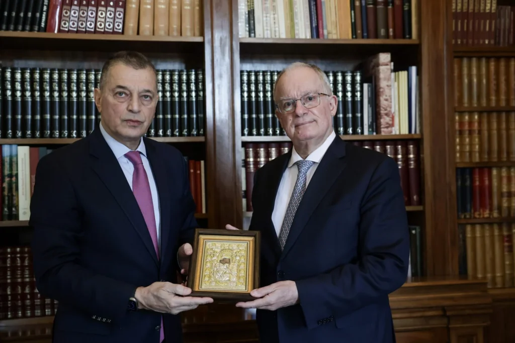 Meetings of Konstantinos Tasoulas and Kyriakos Mitsotakis with the Civil Administrator of Mount Athos