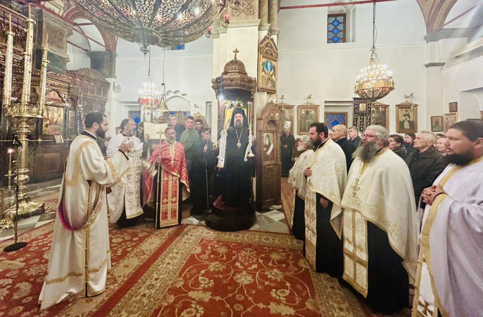 Ομιλία με θέμα την μετάνοια στον Β’ Κατανυκτικό Εσπερινό στην Μεσσαριά Θήρας