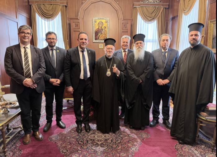 ‎البطريرك المسكوني يستقبل متروبوليت زاكينثوس المطران ديونيسيوس