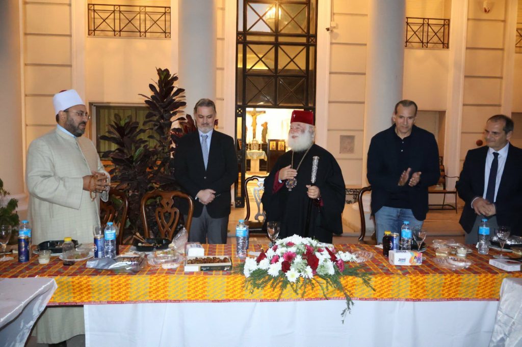 إفطار في بطريركية الإسكندرية تكريمًا للعاملين في مشروع ترميم كنيسة البشارة بالإسكندرية
