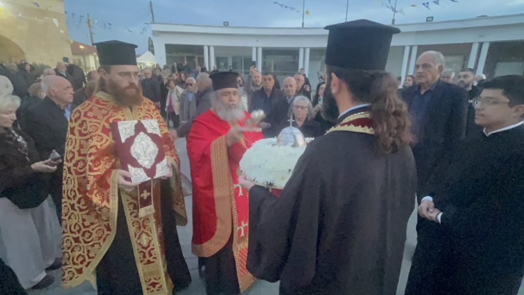 Υποδοχή της Τιμίας Κάρας της Αγίας Μαρίνης στην Ιερά Μητρόπολη Ταμασού