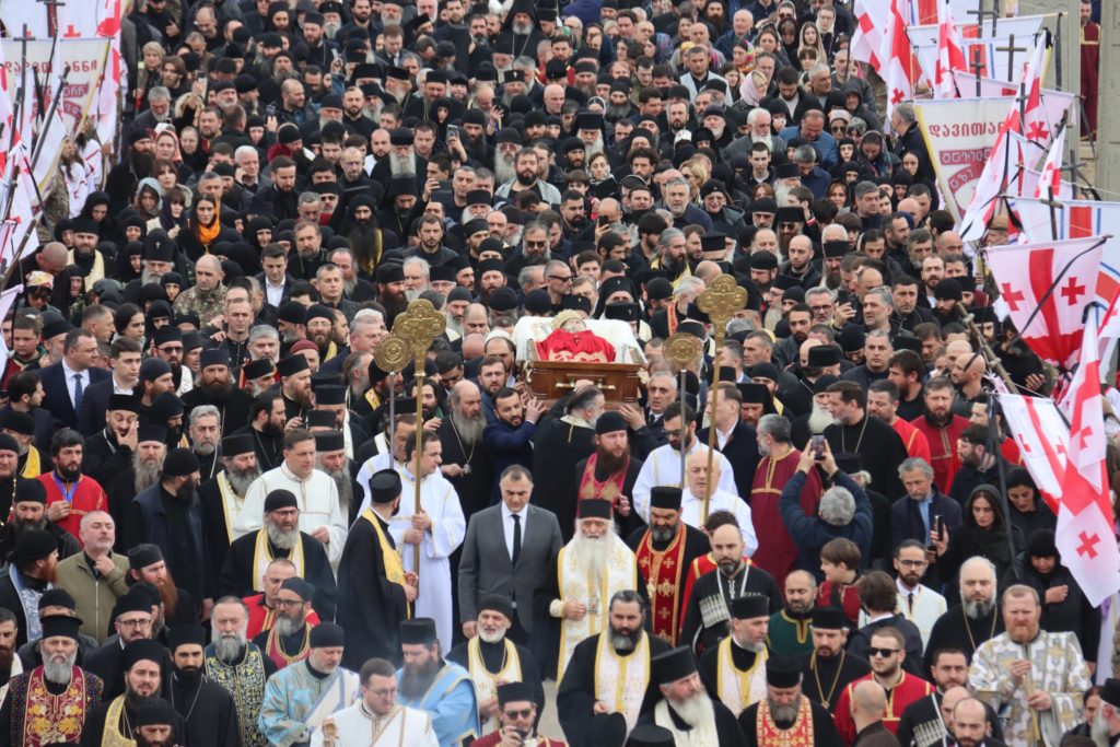 Η Εξόδιος Ακολουθία του μακαριστού Πατριάρχη Γεωργίας (ΦΩΤΟ)