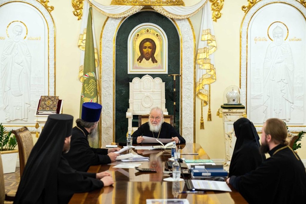 Святейший Патриарх Кирилл провел совещания с настоятелями строящихся храмов Москвы