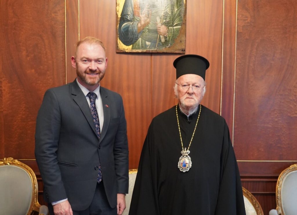 Το Οικουμενικό Πατριαρχείο επισκέφθηκε ο Πρέσβυς της Νέας Ζηλανδίας στην Άγκυρα
