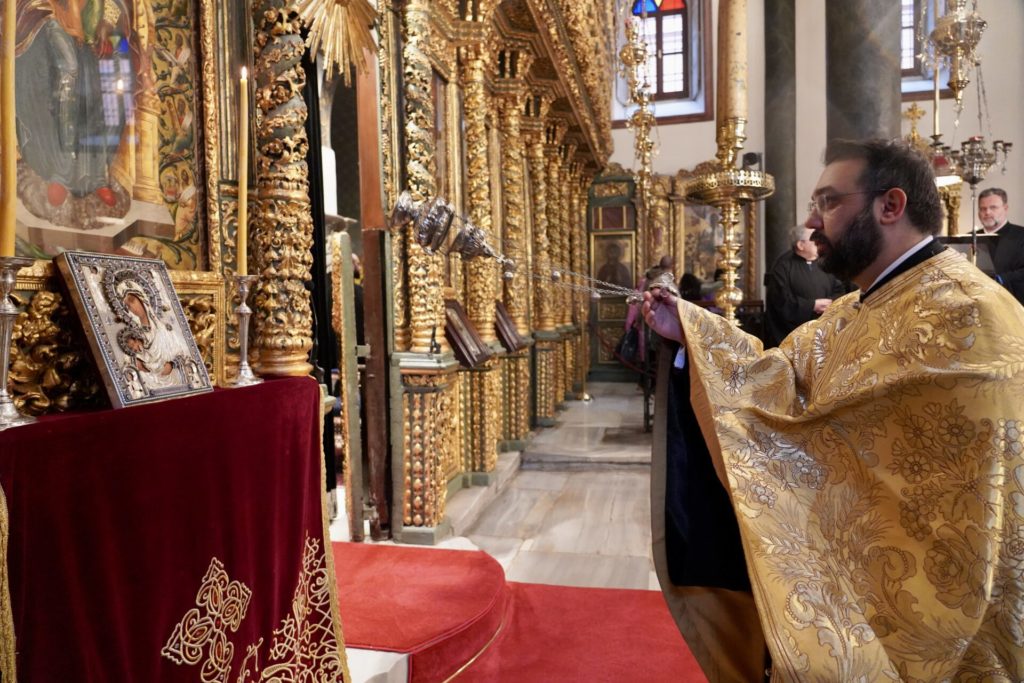 Η Δ’ Στάση των Χαιρετισμών προς την Υπεραγία Θεοτόκο στο Φανάρι