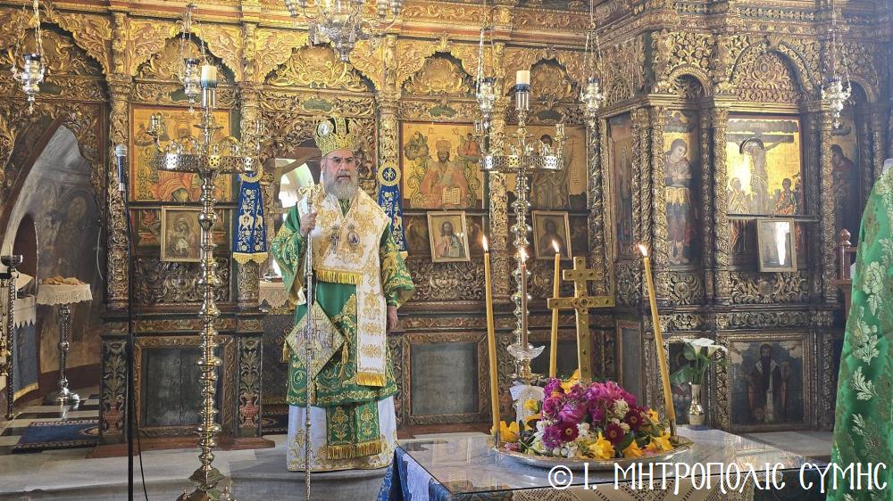 Η Κυριακή της Σταυροπροσκυνήσεως στον Ιερό Ναό Τιμίου Σταυρού Σύμης