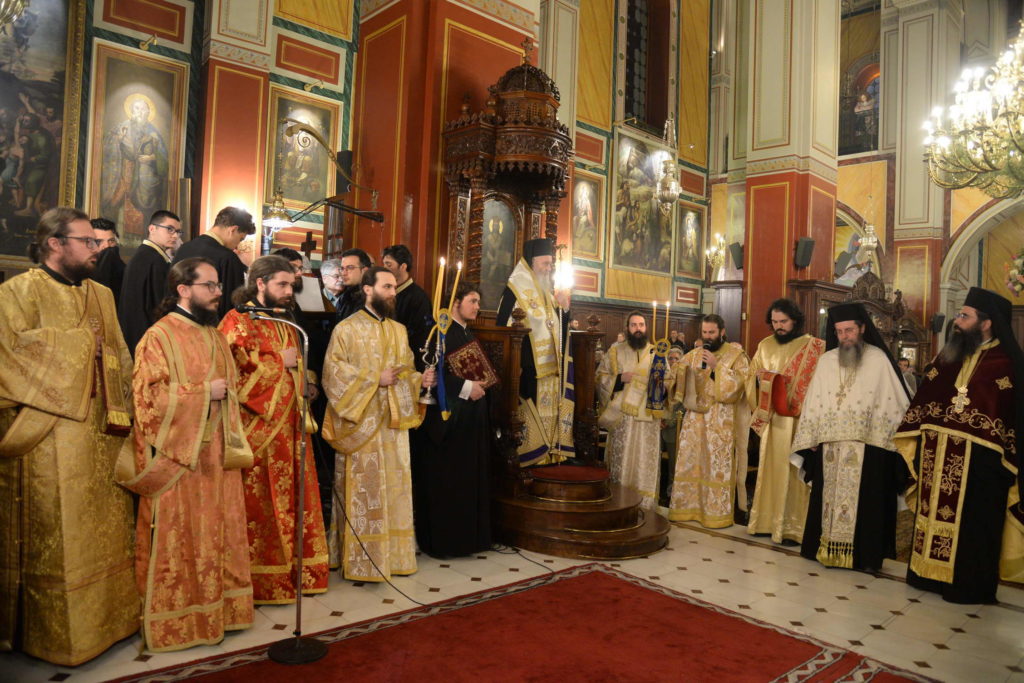 Λαμπρός ο Εσπερινός στον Μητροπολιτικό Ναό, Ευαγγελιστρίας Πατρών