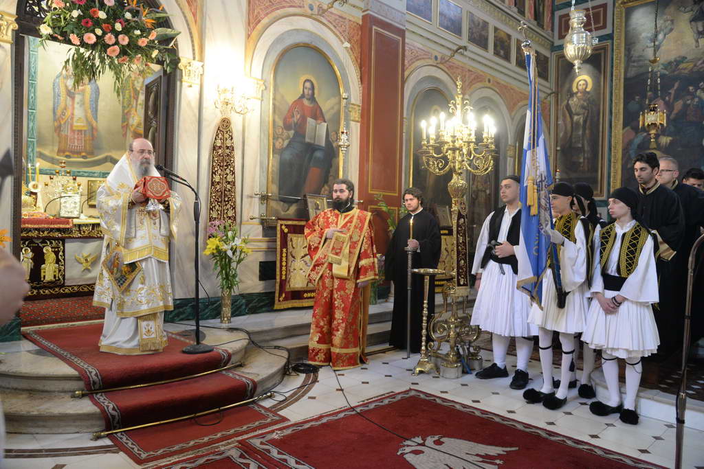Ο διπλός εορτασμός της 25ης Μαρτίου στον Ιερό Ναό Ευαγγελιστρίας Πατρών