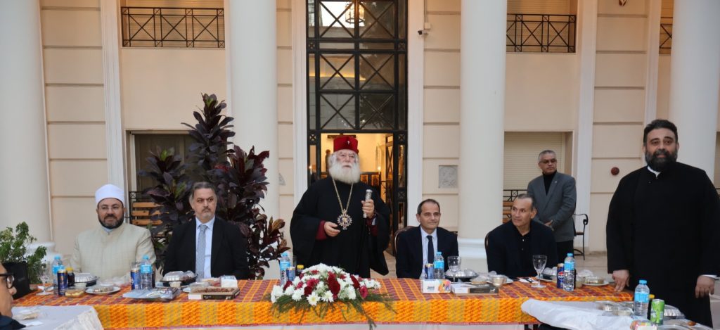 Ιφτάρ του Πατριαρχείου Αλεξανδρείας προς τιμήν των εργαζομένων της αναστήλωσης του Ιερού Ναού του Ευαγγελισμού Αλεξανδρείας