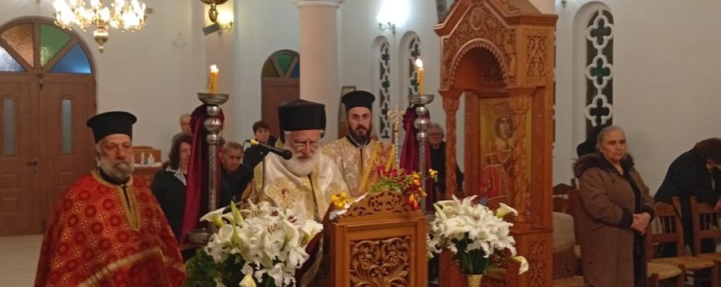 Οι Δ’ Χαιρετισμοί προς την Υπεραγία Θεοτόκο στα Πάρτιρα Ηρακλείου