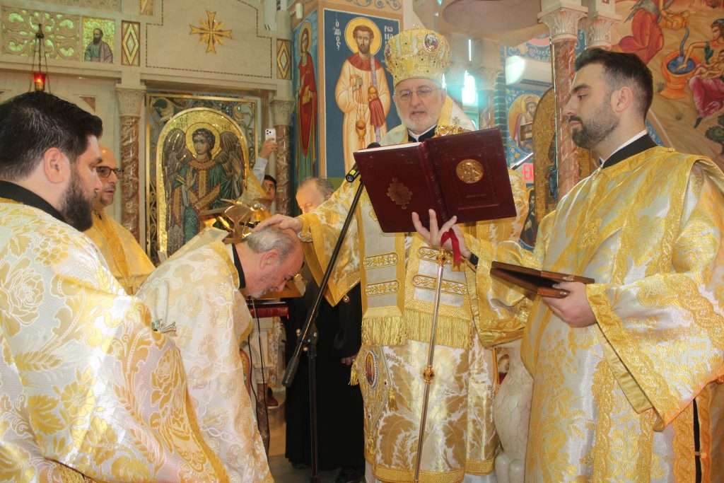 Ο Αρχιεπίσκοπος Αμερικής στον Ιερό Ναό της Αγίας Σοφίας στο Όλμπανι